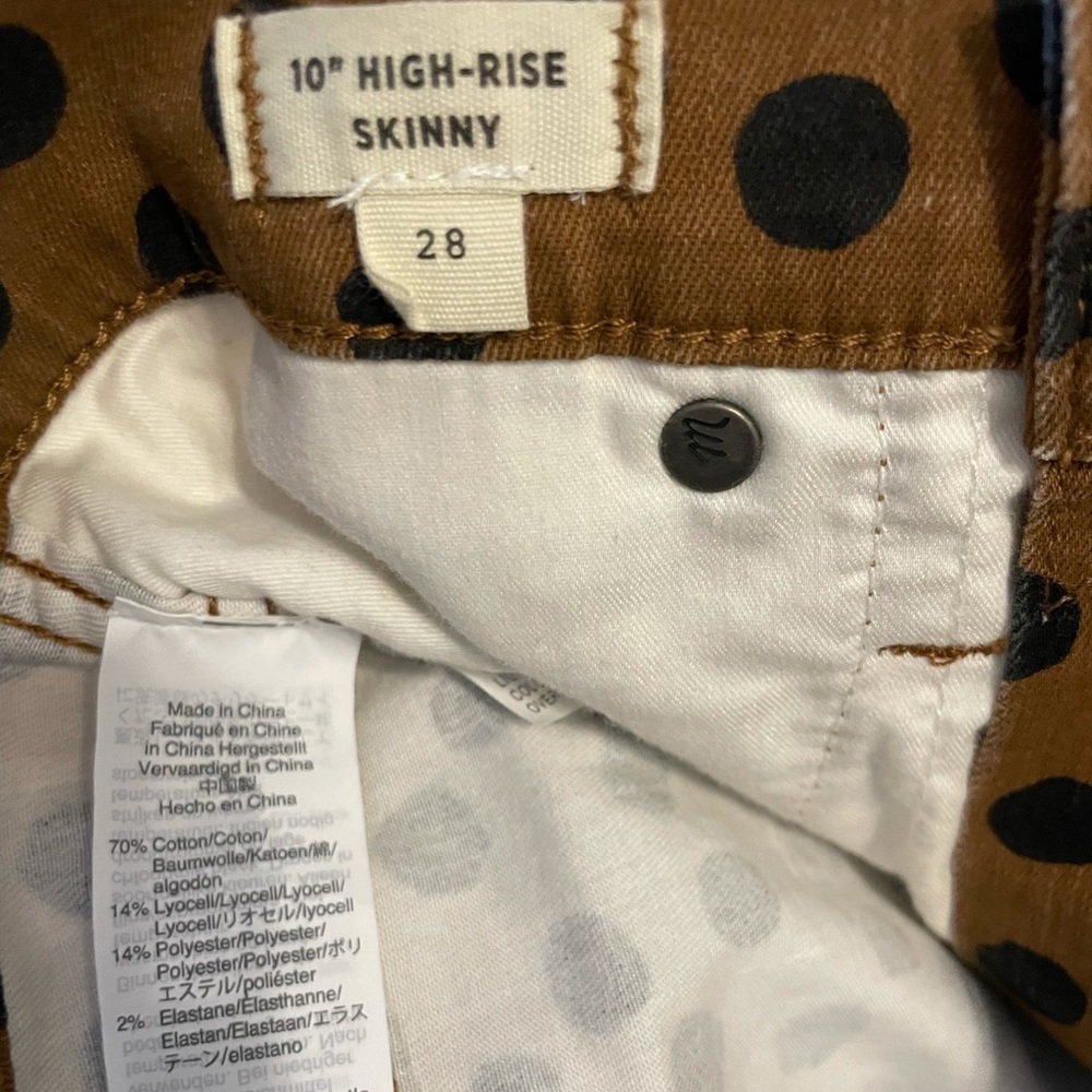 Madewell high rise skinny size 28 NWT - Picture 6 of 10